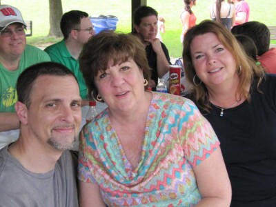 Chris Endlich, Rhonda Nomick-Milauskas and Sharon Lewis-Milauskas