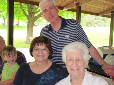 Cathy Zentgraf-Cavey, Mike Shenk and Mary Bienlein-Zentgraf